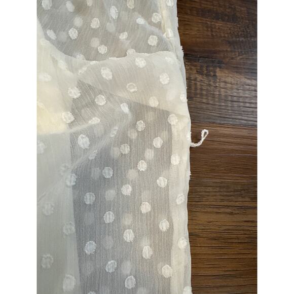 Motherhood Maternity Sheer Tank blouse with built in spaghetti strap tank SMALL - Picture 6 of 9